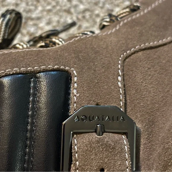 Aquatalia Mayra Suede Booties - Picture 3 of 8